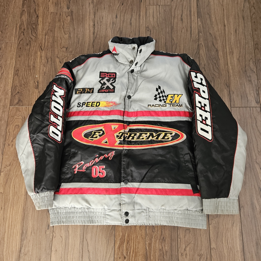 Vintage EXCO Racing Jacket Mens Large Y2K